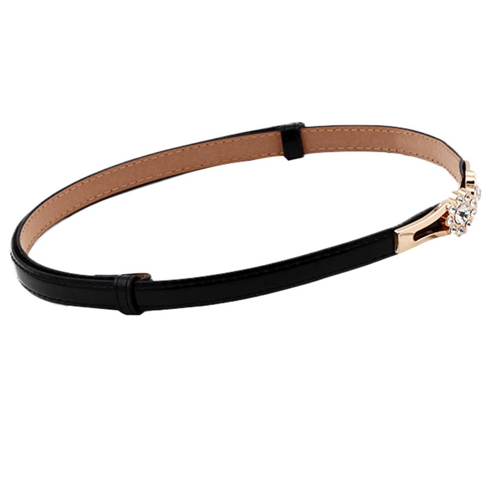 B2keevin Fashion Women Ladies Adjustable Diamond Casual Leisure Thin Leather Belt B2keevin Fashion Women Ladies Adjustable Diamond Casual Leisure Thin Leather Belt