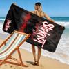 Name Custom Slipknot Print Beach Towel, Large Soft Quick Dry Towel for Beach Camping Swimming
