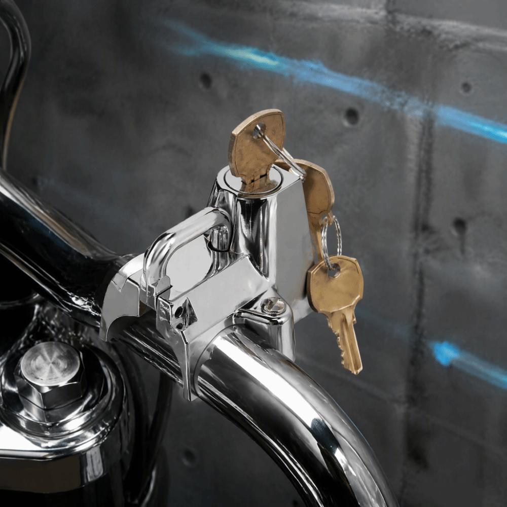 Stainless steel Helmet Lock Hook Silver Motorcycle Helmet Lock Helmet Anti Theft Setup