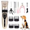Cordless Pet Electric Dog Cats Grooming Clippers Low Noise Shaver Kit Trimmer