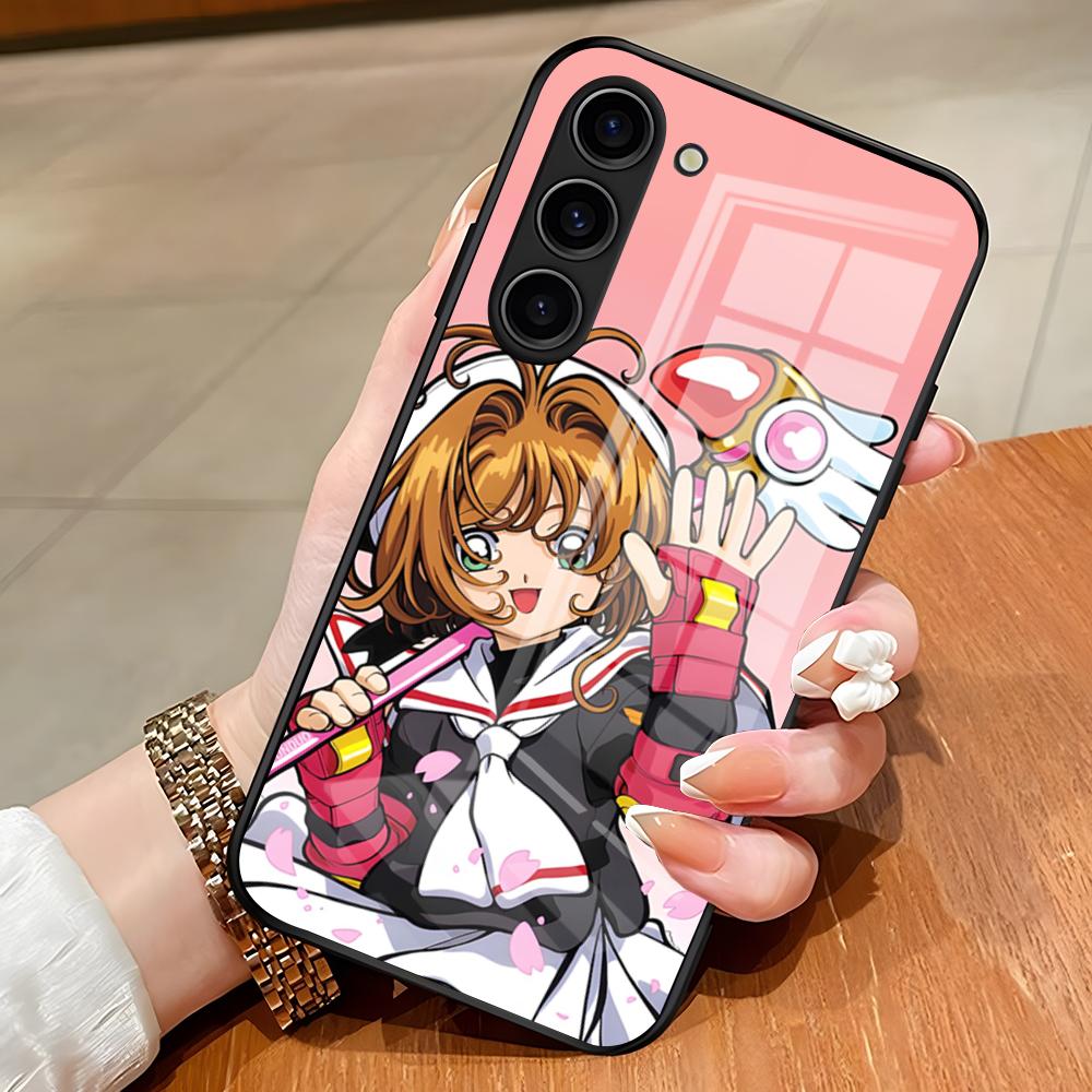 Cardcaptor Sakura Phone Case For Samsung S26 S25 Edge Ultra S23 S22 S21 S20 Ultra Plus S24 Fe A54 A53 A25 Glass Cover
