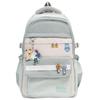 ins Girls College Style Casual Versatile Backpack Junior High School Student Large Capacity School Bag Women's Travel Light Backpack