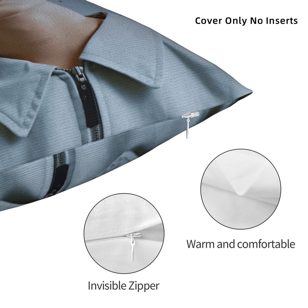 Rapper M-Milo J Pillow Case Fashion Pillow Cover Graphic Pillowcases For Sofa Bedroom Home Decor