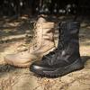 Fashion Breathable Men Desert Boots Tactical Military Boots Ultralight Combat Boots Outdoor Hiking Shoes Male Army Boot Large Size 49