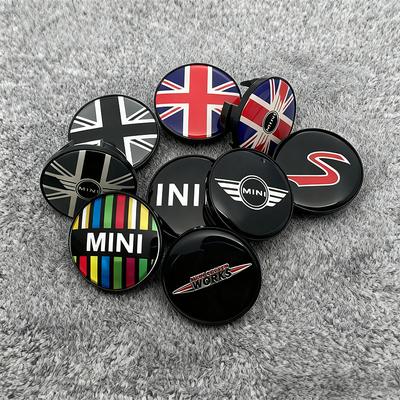 4Pcs 54MM 56MM Car Logo Wheel Center Hub Stickers Accessories For MINI One Cooper JCW Countryman Clubman Cabrio Paceman Coupe