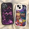 F-FNAF Five-nights-At-Freddys Phone Case For IPhone 16 15 14 13 Pro Max 11 12 Plus Leather Silicone Cover