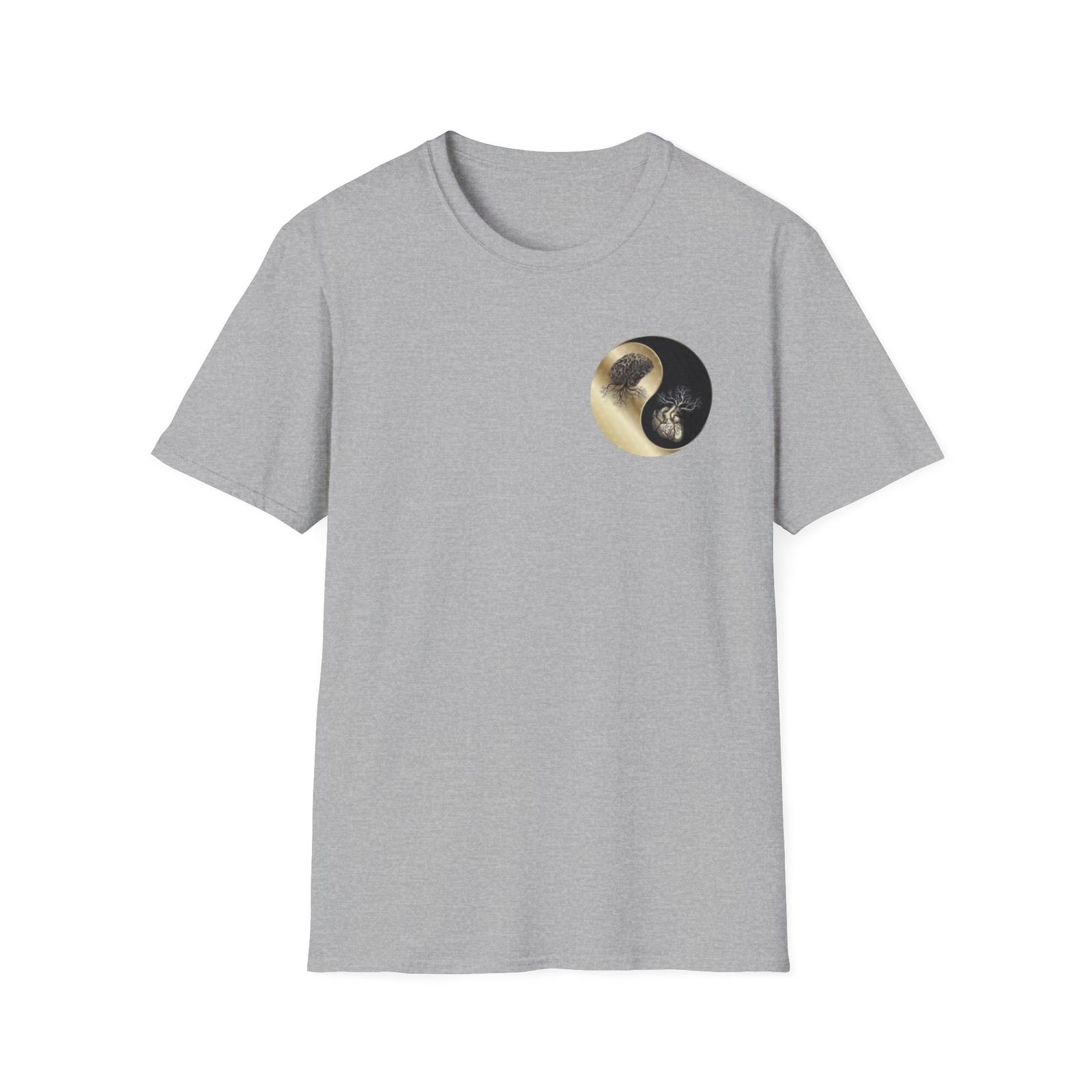 Yin Yang Samurai T-Shirt, Unisex Tee, Graphic Shirt, Comfortable Tee, Gift for S разноцветный