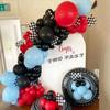 Car Race Balloons Party Supplies Race Car Theme Birthday Party Garland Arch Racing Car Boy Birthday Party Baby Shower Decoration