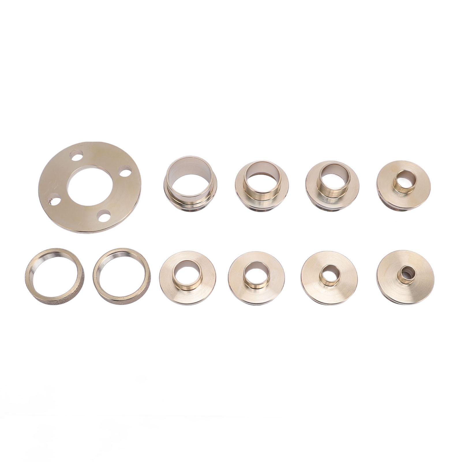 

Набор из 11 направляющих шаблонов для фрезера, латунные втулки, с кейсом для переноски, для ремонта деревообрабатывающих изделий