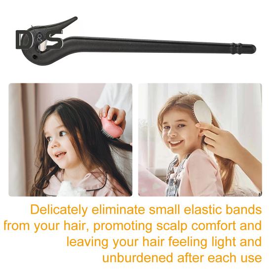10Pcs Hair Pulling Hook Ponytail Rubber Band Removal Tool Hair Elastic Band Remover Portable Hair Accessory Cutter