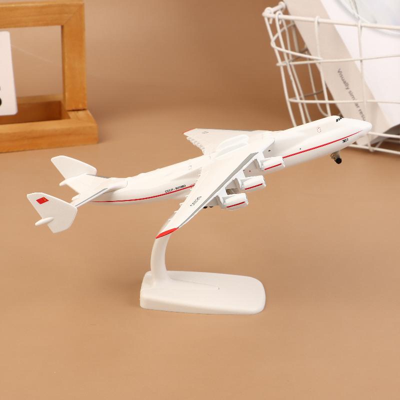 

1 Набор Модель-реплика масштаба 1/400 20 см Литой металлический сплав Советский самолет Ан-225 Модель для коллекции Украшение Произведение искусства