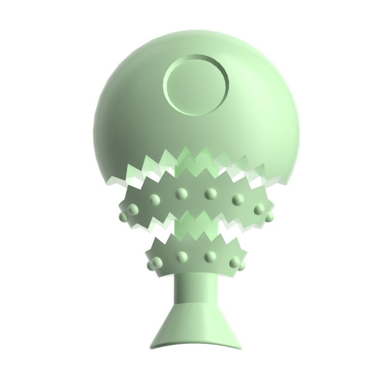 

New Pet Gnawing Toys, Durable Dog Toothbrush, Teeth Cleaning and Grinding Stick, Dog Toys, Pet Food Leakage Toys Medium зелёный