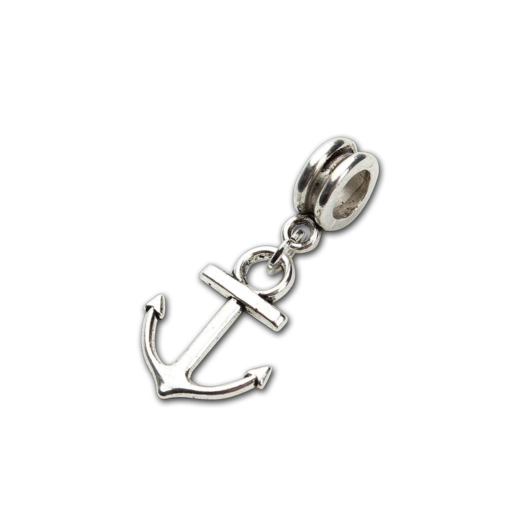 Louleur 10pcs Antique Silver Color Pendants Charm Big Hole Pendant For Jewelry Making DIY Gifts Bracelet Necklace Accessories