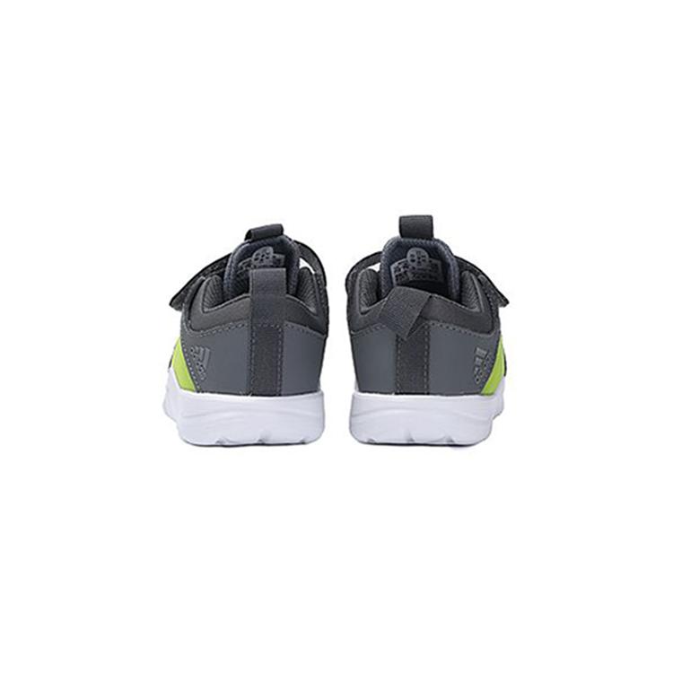 adidas Rapidaflex El I Abrasion Resistant Low Top Toddler Shoes Gray Green Infant And Toddler AH2572