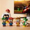 Anime Building Blocks Figure Vending Cart Series, Cartoon Small Particle Assembly Models, Fun Educational Toys For Kids,