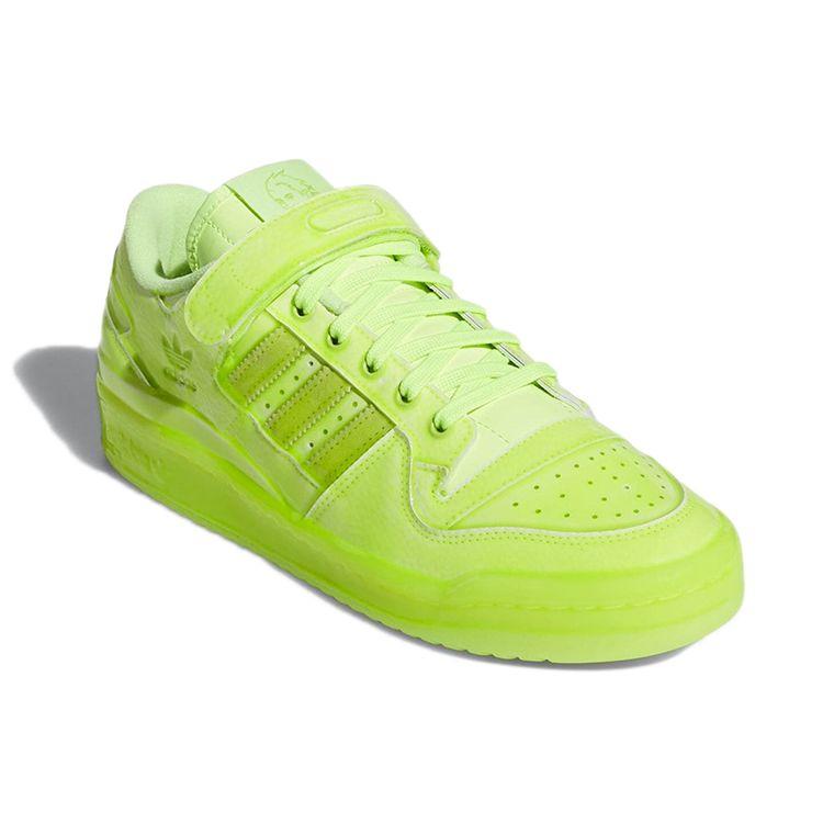 Jeremy Scott X Adidas Forum Low Dipped - Yellow Fluorescent Unisex Sneakers Green Supplier-Color GZ8817