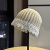 2026New Lace Beret for Women, French Retro Versatile Artist Hat, Large Head Circumference, Makes the Face Look Smaller, Elegant Knitted Hat