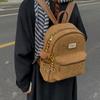 Schoolbag Vintage Frosted Large Capacity Women's Backpack 1011 New Commuter Backpack Student Class School Bag Travel Bag