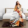 Flame Hashira Kyojuro Rengoku Blanket Anime Demon Slayer Fleece Awesome Breathable Throw Blanket for Coverlet Spring/Autumn