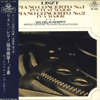 LP Record WILHELM KEMPFF - Liszt: Piano Concerto No. 1 and 2 MR5085 LONDON Japan Obi Classical Used
