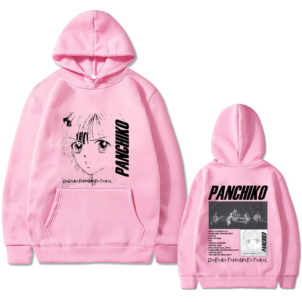 Rock Band Panchiko Album Graphic Hoodie Women Gothic Vintage Oversized Sweatshirt  Women Fleece Hoodies