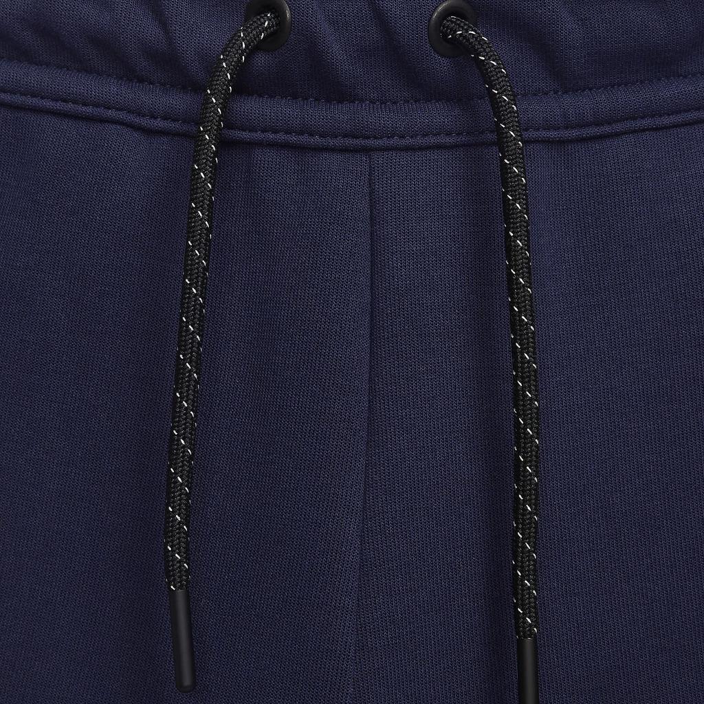 Nike England Tech Fleece Logo Embroidery Comfortable Mid Waist Football Knit Pants Men Pants Dark-Purple FZ5964-555