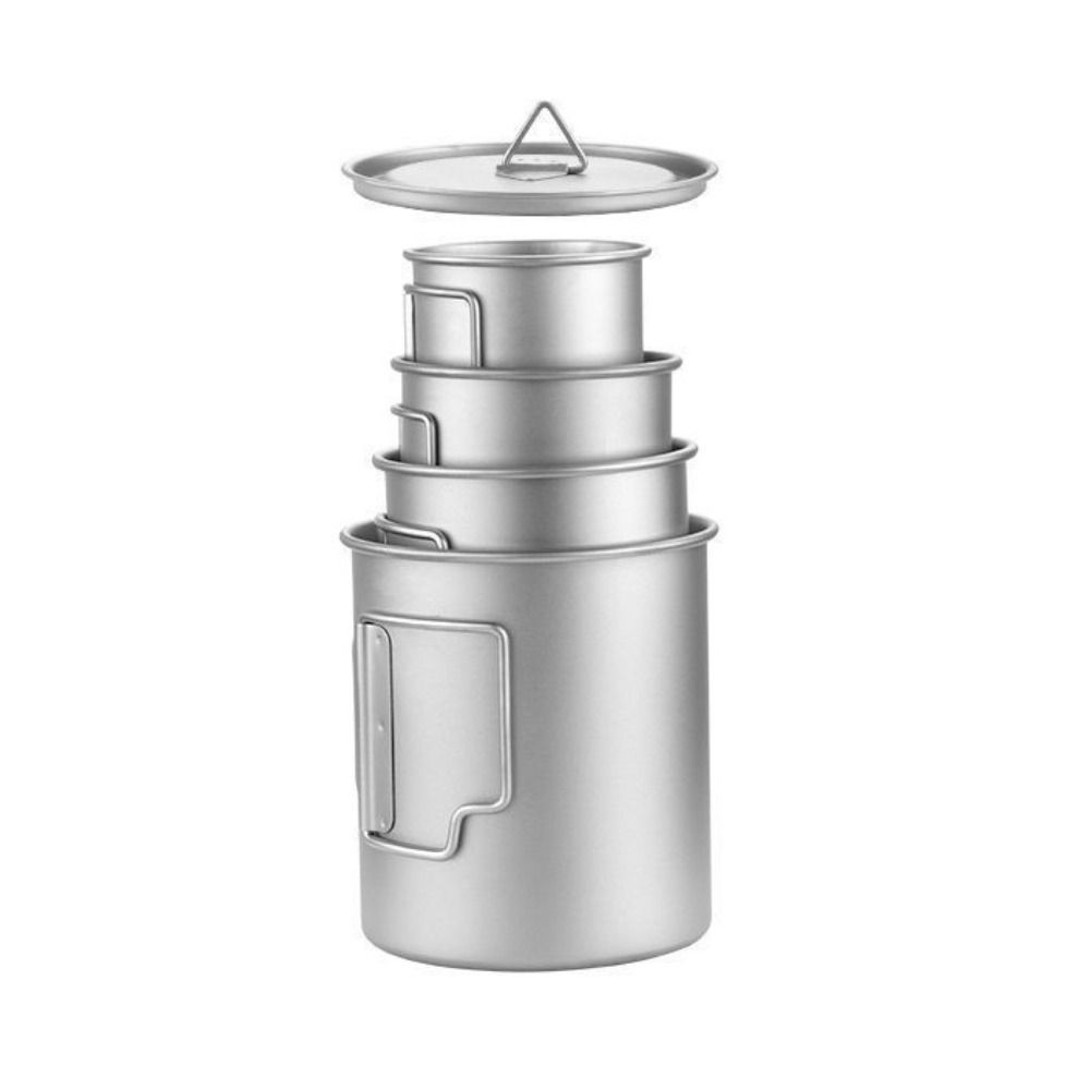 300ML/450ML/750ML Outdoor Water Cup With Foldable Handle Camping Picnic Mug Beer Cup  Travel