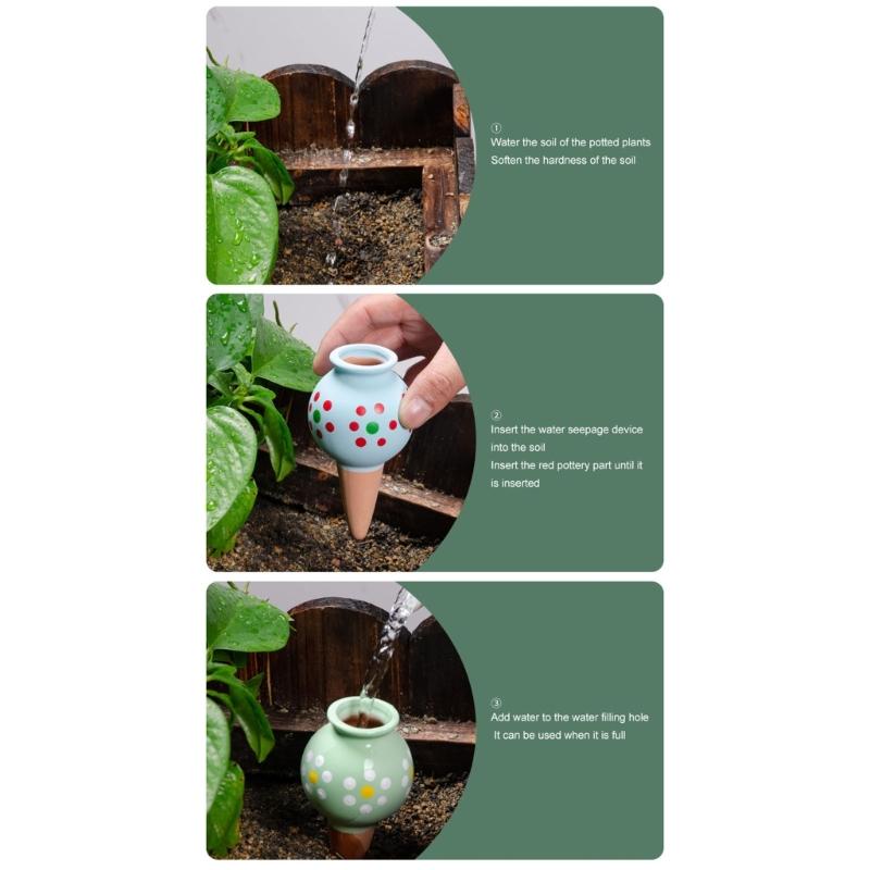 4er-Pack Automatische Bewässerungs-Pflanzenspitzen Hydrospikes Systeme für Blumenbewässerung Topfpflanzen Indoor-Gartenarbeit Unverzichtbar