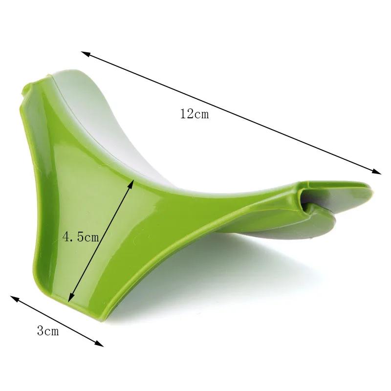 Silicone Funnel Kitchen Small Tools Anti-spill Drain Pans Round Rim Deflector Liquid Funnel Soup Diversion Cooking Tools