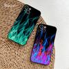 Artystyczne Etui na Telefon z Płomieniami dla iPhone 14 11 12 Pro 8 7 14 Plus X Pro MAX 13 MINI XR X XS SE 2020 Miękkie Pokrowce na Telefon