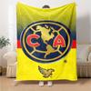 Club América Print Flannel Blanket High Quality Warm Comfortable Cover for All Seasons Perfect for Gifts Home Decor
