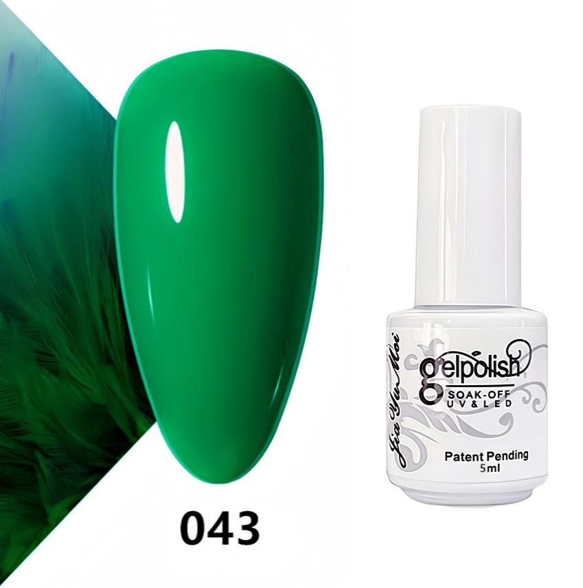 GELPOLISH Nail Art Set: Base, Top Coat, Transparent & White Gel Polishes