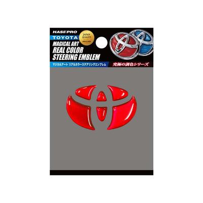 HASEPRO Magical Art [Emblém skutočnej farby] (Znak na volante) Toyota 1 (Červená) REST-1R