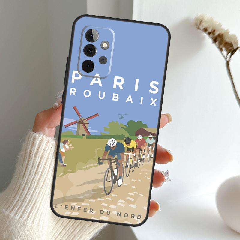 Bicycle Bike Sport Case For Samsung Galaxy A13 A33 A53 A06 A17 A56 A36 A26 A16 A15 A35 A55 A34 A54 A52 A12 A32