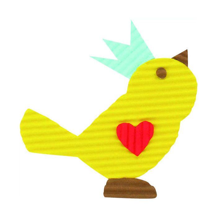 Corrugated Cardboard - Creative Hobbies - Children - 10 Colors - Sheet 30x20cm