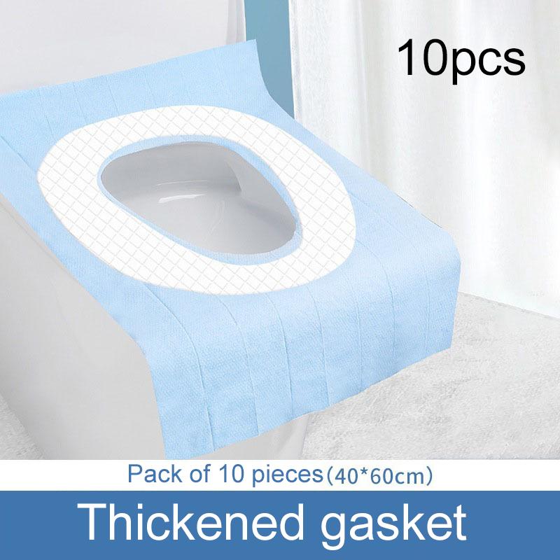 5~50pcs Disposable Toilet Seat Cushion Non Woven Fabric PE Film Isolation of Dirt Waterproof Portable Travel Hotels Supply TMZ
