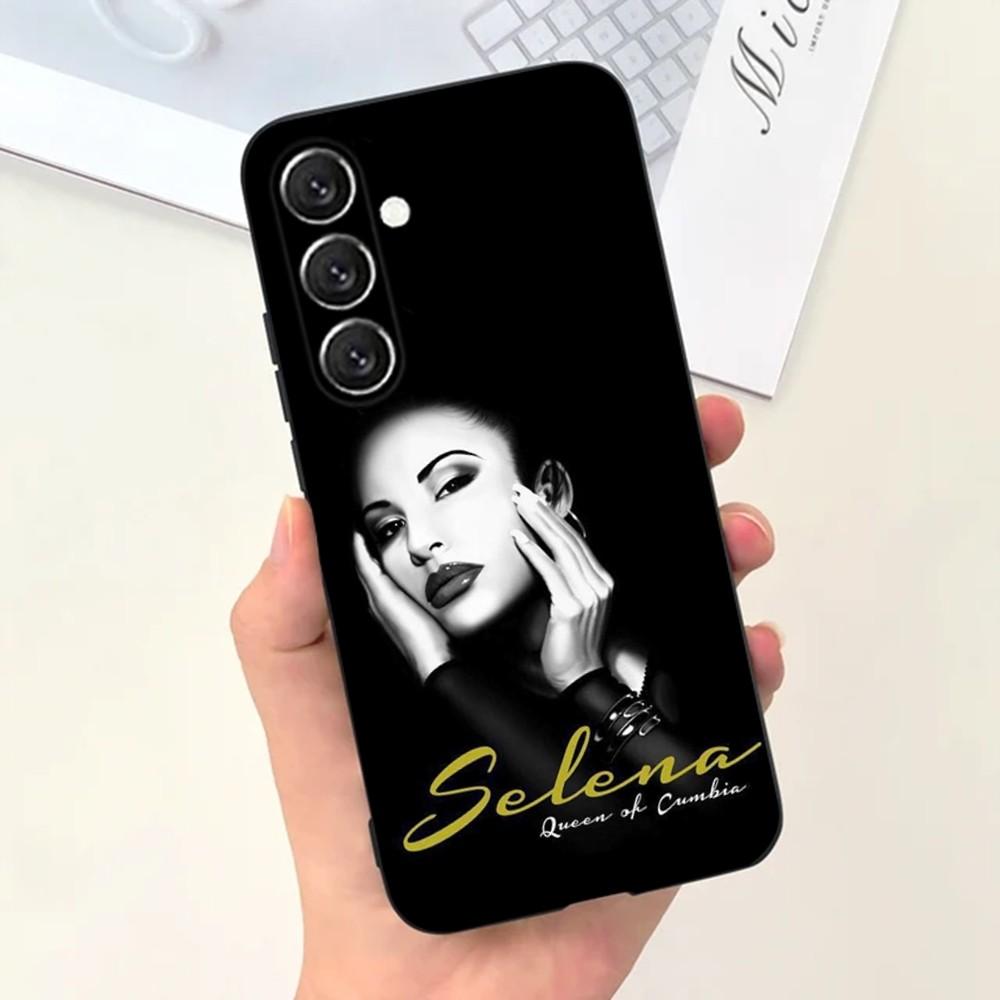 S-Selena Quintanilla Phone Case For Samsung S25,S24,S21,S22,S23,S30,Ultra,S20,Plus,Fe,Lite,Note,10,9,5G Black Cover