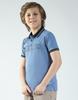 MONTE CARLO Jungen Regular Fit Bedrucktes Polo Kurzarm T-Shirt