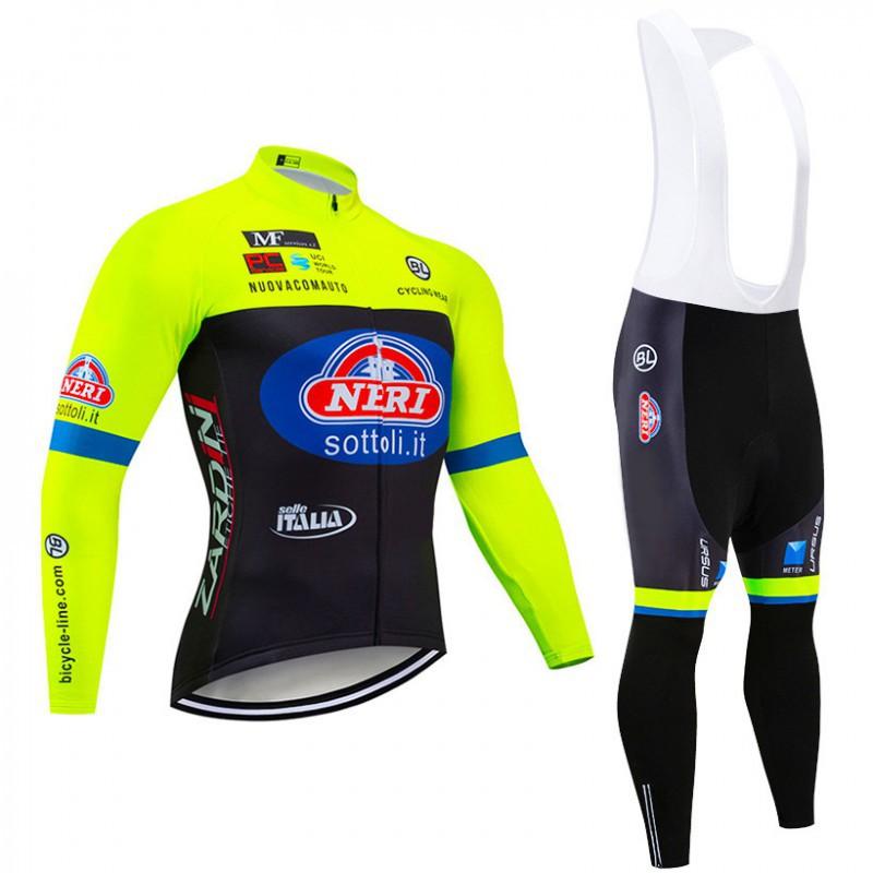 

Long Sleeve Suit Men s Bib Pants Mountain Bike Cycling Clothes Direct Sales Off-road XXL жёлтый