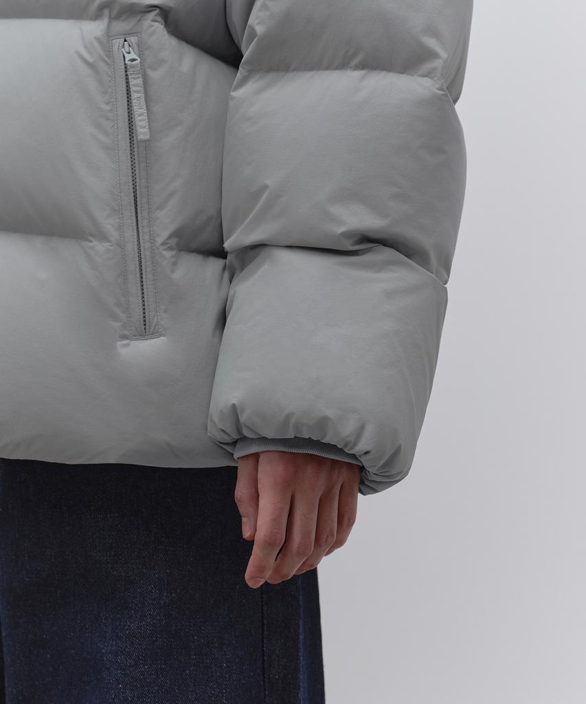 Musinsa Standard Snap Down Short Padded Jacket [Light Grey]