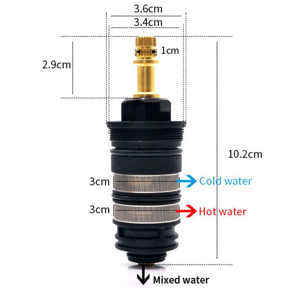1pc Spool All-copper Intelligent Thermostatic Spool High-quality Hot Cold Water Spool Power Tools Replacement Accessories