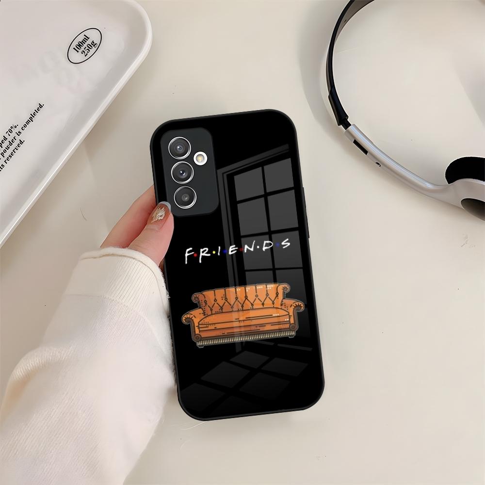 Friends TV Show Phone Case Glass For Samsung S24 S26 S23 S20 S25 S21 S22 Ultra Fe Plus A05 A06 A16 A26 A36 A56 Coque