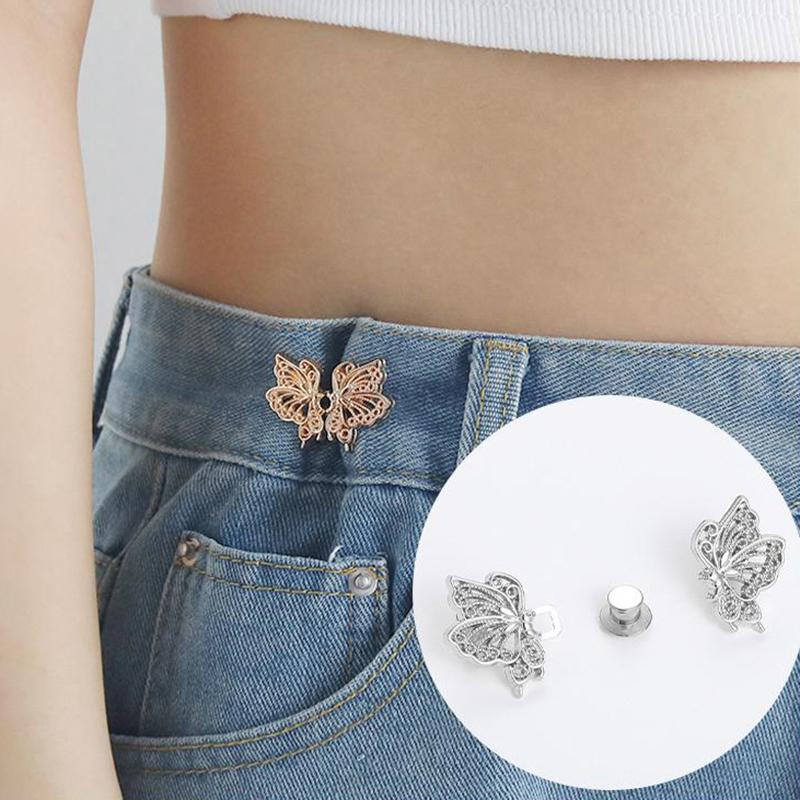 Mode Vleugels Broek Knop Taille Aansnoerclip Verstelbare Gesp Jeans Afneembare Gesp Pin Kleding Accessoires