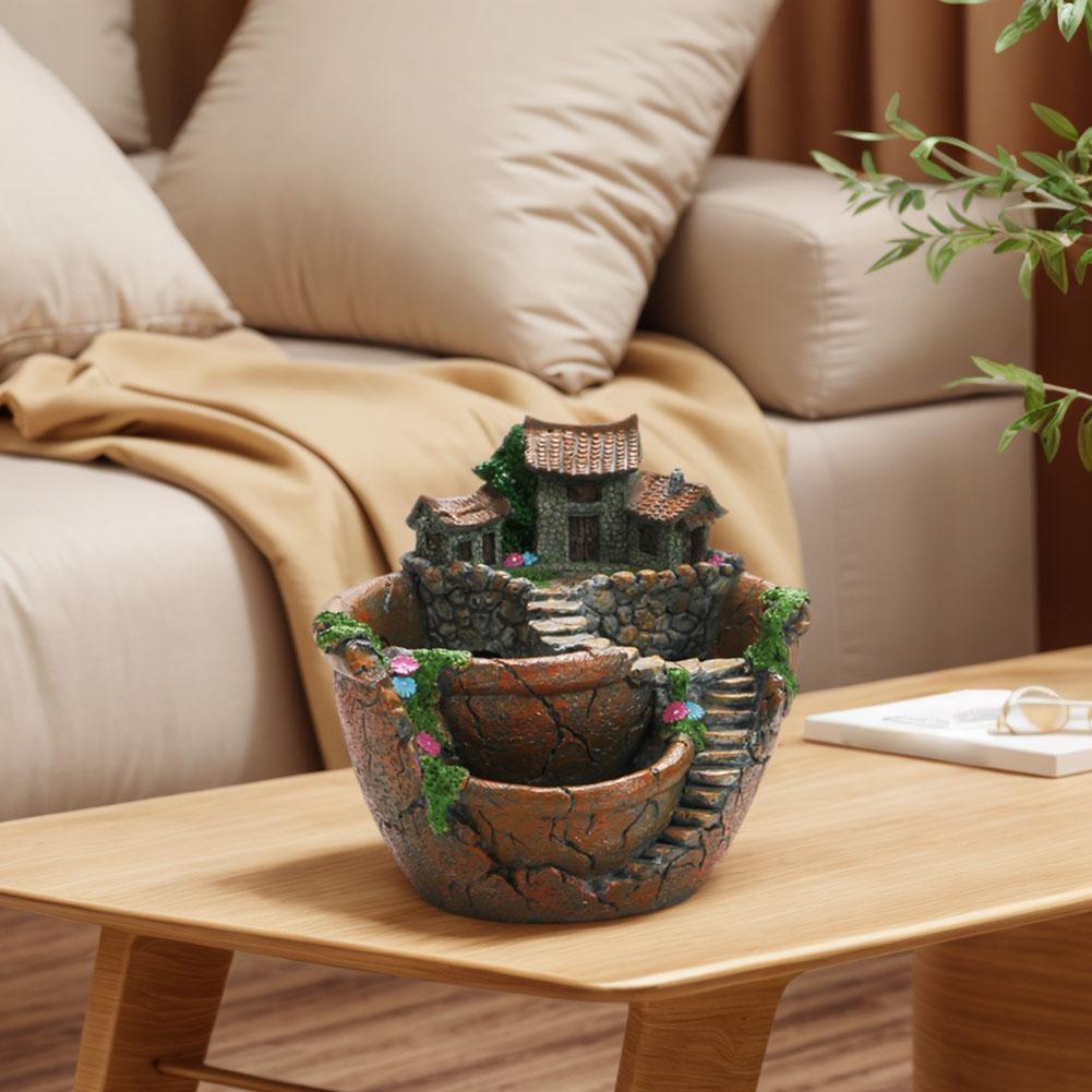 Succulent Pot Vintage Multi Pot Planter Decorative Succulent Planter Multi-Function Flower Planter Pot Vat Shape for Home Office