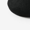Women Beret French Hat Pure Colour Black Comfortable Costume Accessory for Winter Autumn Black