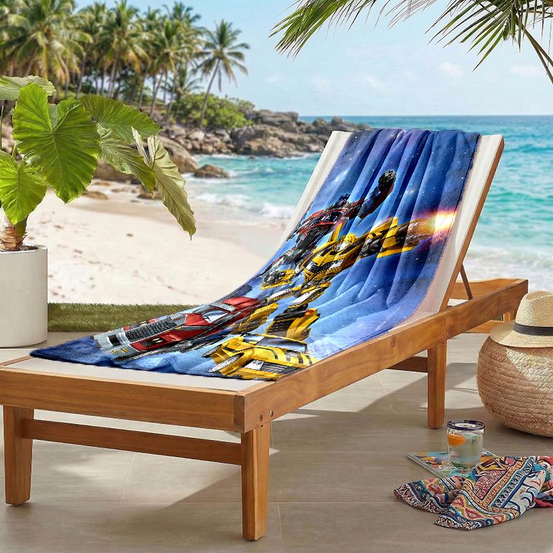 Transformers Fashion Beach Towel: Ideal for Summer Adventures Soft, absorbent and quick drying suitable for swimming and bathing