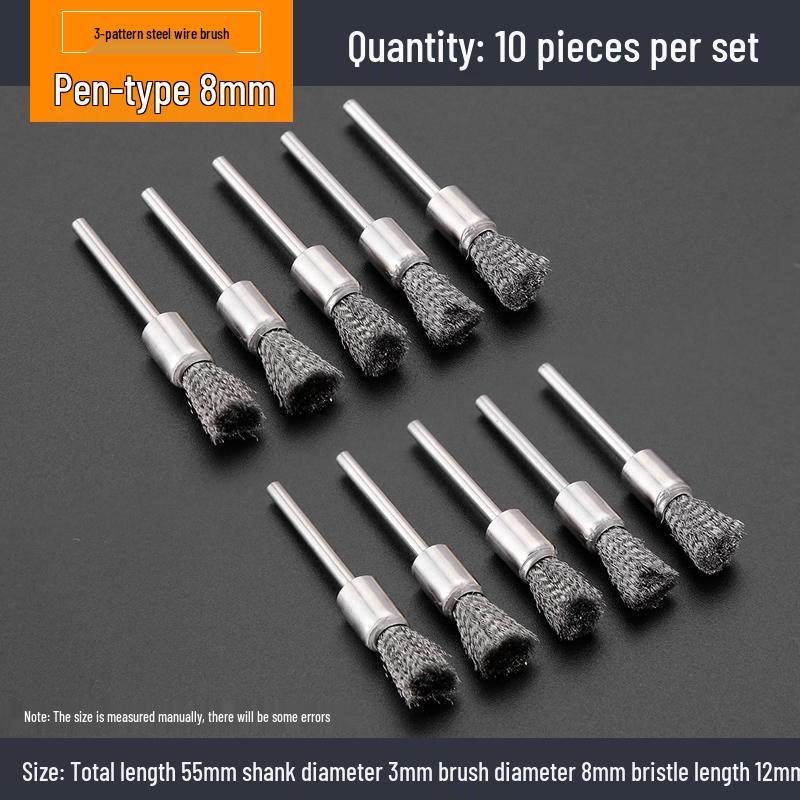 Electric Grinder Steel Wire Brush Polishing Head for Rust Removal and Walnut Polishing