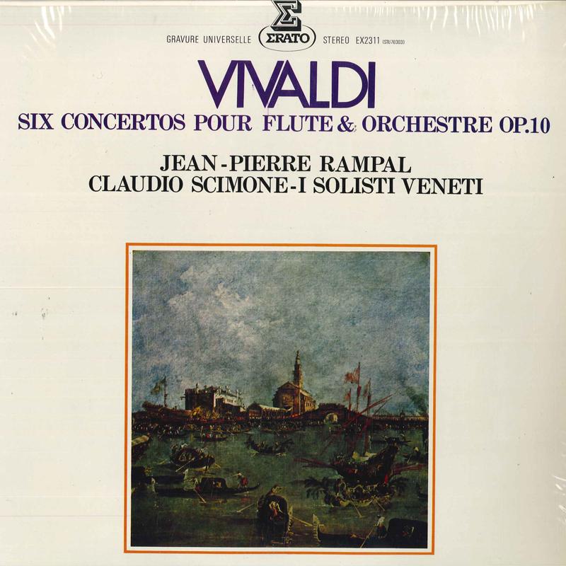 

LP Пластинка ЖАН-ПЬЕР РАМПАЛЬ(ФЛЕЙТА)/КЛАУДИО С - Вивальди/Шесть концертов для флейты и O EX2311 RVC 1979 Япония Оби Классика Б/у