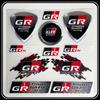 Car Stickers Styling Vinyl Graphics Stripes Car Door Front File Visor Window Decoration For Toyota sport GR Sport GT RAV4 Prius XM9