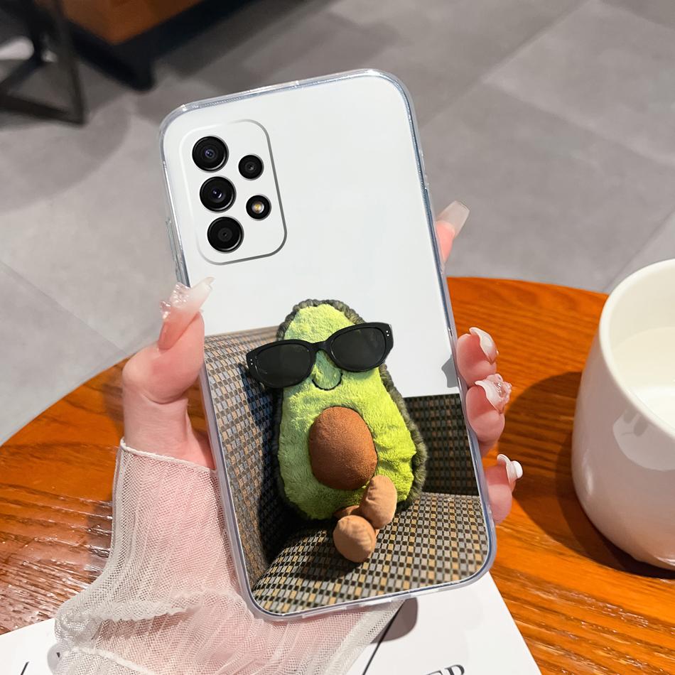Flower Case For Samsung Galaxy A52 Phone Cover For Samsung A 52 Cases Soft Transparent Silicone Christmas Elk deer Back Covers